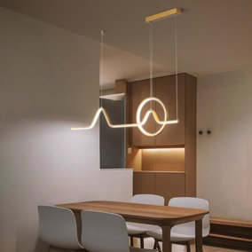Pendant Light Height Adjustable Kitchen Living Room 90 x 24 cm