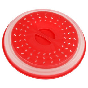 Pendeford Collapsile Plate Cover/Colander Red (One Size)