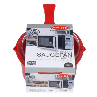Pendeford Sauce Pan & Lid Red (0.6L)