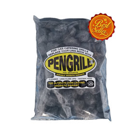 PENGRILL XL 120 Bag Aromatic Lava Rock (Lavasteine) Replacement