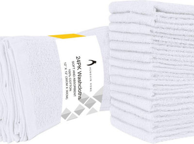 Penguin Home  400 GSM Luxury Wash cloths Price Comparisons | Compare The Build