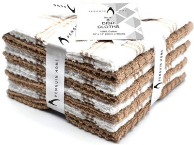 Penguin Home kitchen Dish Cloths - Pack of 8 Price Comparisons | Compare The Build