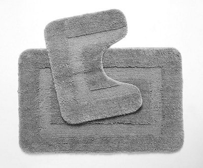 Penguin Home Microfiber Plush Soft Bath Mat - Rectangle and U Shaped Contour Price Comparisons | Compare The Build