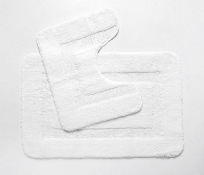 Penguin Home Microfiber Plush Soft Bath Mat - Rectangle and U Shaped Contour Price Comparisons | Compare The Build