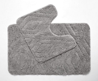 Penguin Home Microfiber Plush Soft Non Slip Bath Mat - Rectangle and U Shaped Contour Price Comparisons | Compare The Build