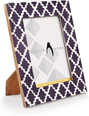 Penguin Home Photo Frame Criss - Cross Design