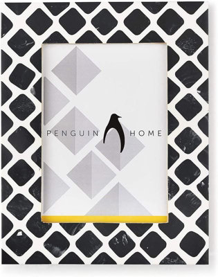 Penguin Home Photo Frame Dot Design