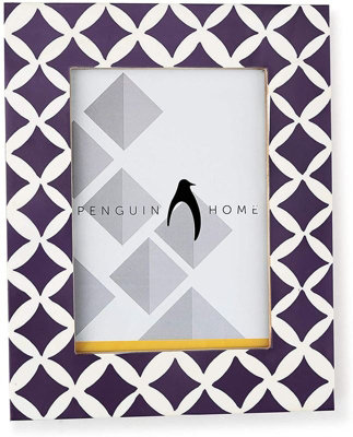 Penguin Home Photo Frame Magenta Moroccan Design