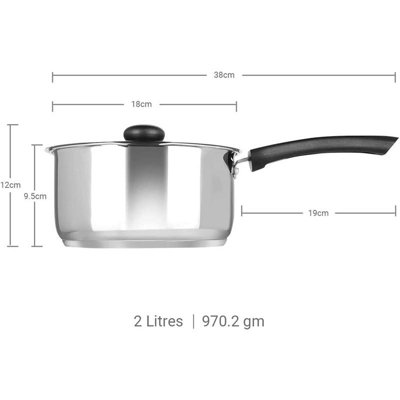 Penguin Home  Professional Induction-Safe Saucepan with Lid
