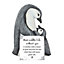 Penguin Mother And Baby Ornament With Mini Sentiment Card