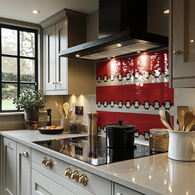 Penguins Dining Splash Back designer style