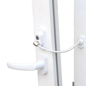 Penkid Cable Window Restrictor - White - 120278
