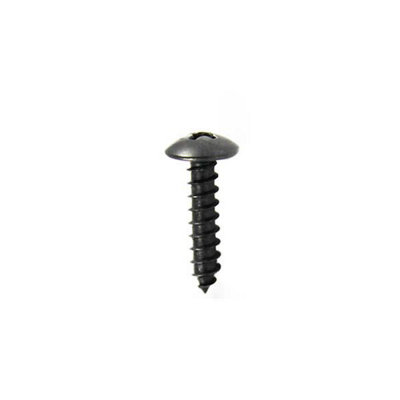 Penn Elcom 100 x No 8 Pozi-Drive Pan Head Screw Black 18.5mm/3/4" S1091K