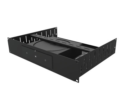 Penn Elcom 2U Vented Rack Shelf & Magnetic Faceplate For 1 x Sonos Amp R1498/2UK-SONAMP1