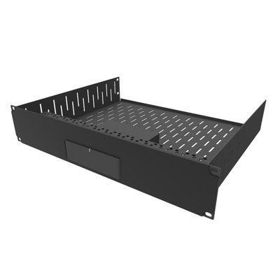 Penn Elcom 2U Vented Rack Shelf & Magnetic Faceplate For 1 x Sonos Port ...