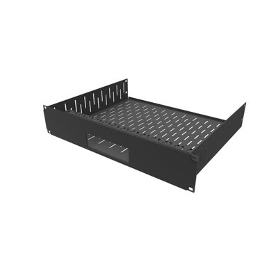 Penn Elcom 2U Vented Rack Shelf & Magnetic Faceplate For 1 x Sonos Port R1498/2UK-SPORT1
