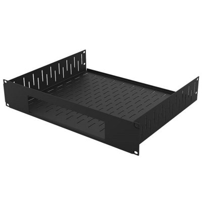 Penn Elcom 2U Vented Rack Shelf & Magnetic Faceplate For PS4 R1498/2UK ...