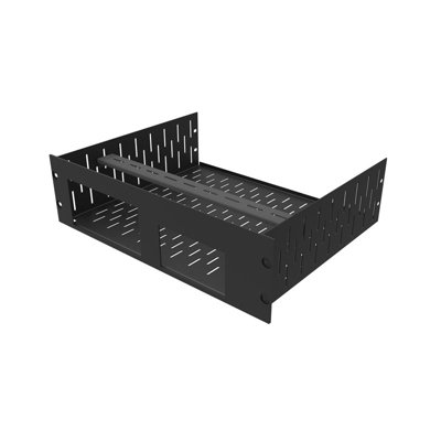 Penn Elcom 3U Vented Rack Shelf & Magnetic Faceplate For 1 x Connect Amp & 1 x Sonos Connect R1498/3UK-S12090