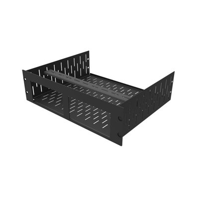 Penn Elcom 3U Vented Rack Shelf & Magnetic Faceplate For 2 x Sonos ZP120 (Connect:Amp) R1498/3UK-SONOSZP120