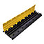 Penn Elcom Cable Crossover with Yellow Lid, 3 Channel