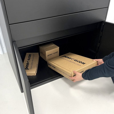 Penn Elcom Extra Large Black Secure Parcel Box