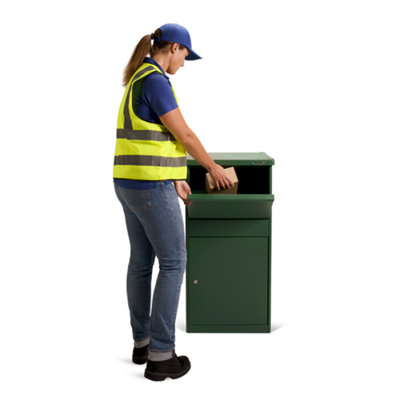 Penn Elcom  Secure Parcel Drop Box, Standard, Green