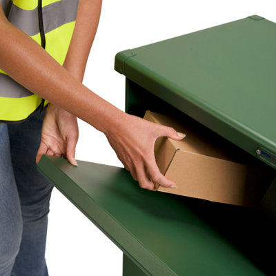 Penn Elcom  Secure Parcel Drop Box, Standard, Green