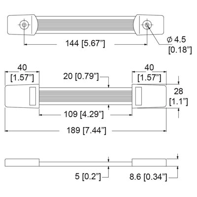 Penn Elcom Strap Handle Kit H1013-PE1