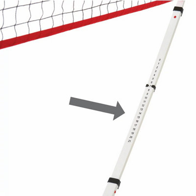 Penn Premium Easy Setup Badminton Set with Net, 4 Steel Rackets