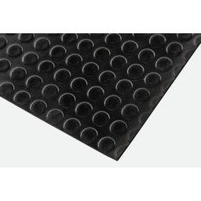 PennyDot Rubber Matting 3mm x 120cm x 10m Roll - Hard Wearing Slip Resistant Surface Covering