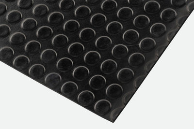 PennyDot Rubber Matting 4.5mm x 120cm x 10m Roll - Hard Wearing Slip Resistant Surface Covering