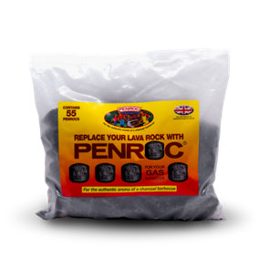 PENROC 3 Litre bag Lava Rock (Lavasteine) Replacement Ceramic Briquettes 2 Pack