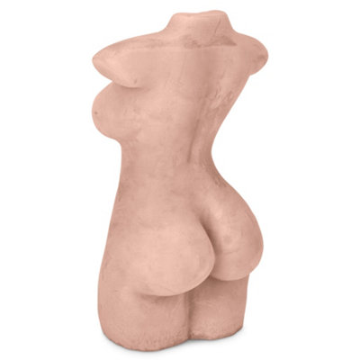 Peony Blush Desire Full Body Female Figure Candle - 6