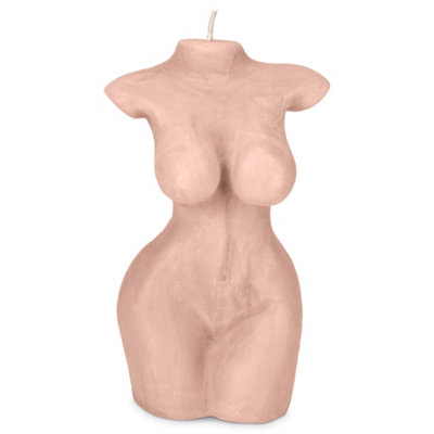 Peony Blush Desire Full Body Female Figure Candle - 7