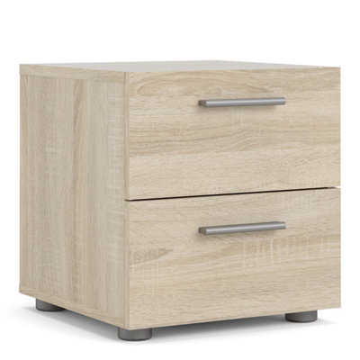 Pepe - Bedside 2 Drawers in Oak