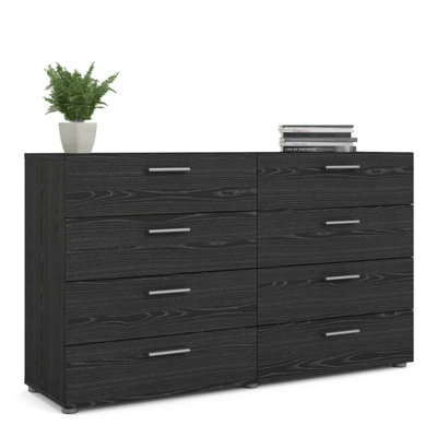 Hodedah 7 drawer chest deals in black