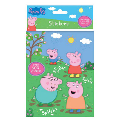 Peppa Pig 500 Stickers Set for Creative Fun