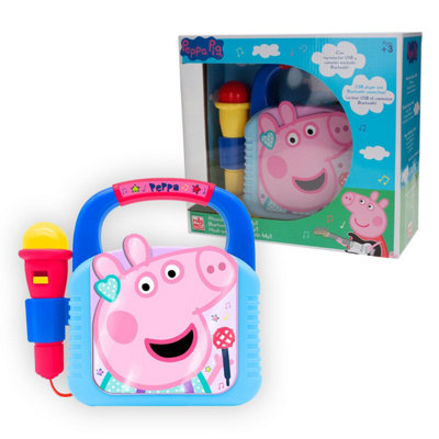 Peppa Pig Bluetooth Karaoke Machine with built in Music, Lights and Sounds Price Comparisons | Compare The Build