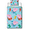 Peppa Pig Childrens/Kids Counting George Pig Duvet Set Multicoloured (Single)