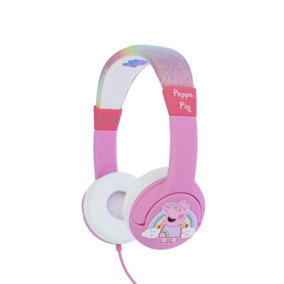 Peppa Pig Glitter Rainbow Peppa Kids Headphones