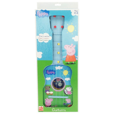 Peppa Pig Guitar Musical Percussion Instrument Educational Toy Easy-to-use