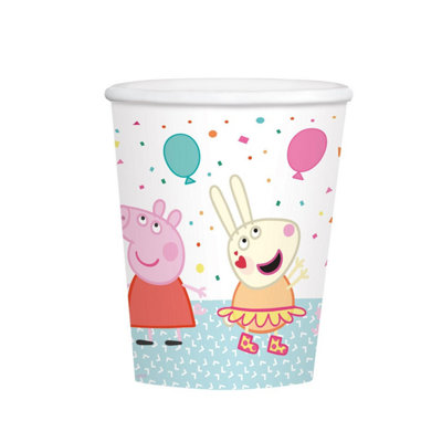 Peppa Pig Paper Party Cup (Pack of 8) Multicoloured (One Size)