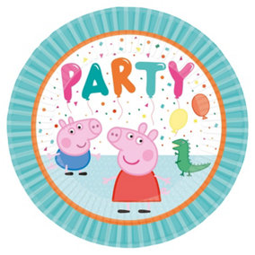 Peppa Pig Party Plates (Pack of 8) Multicoloured (One Size)