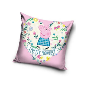 Peppa Pig Pretty Flowers Cushion