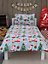 Peppa Pig Santa Junior Christmas Duvet Cover Set