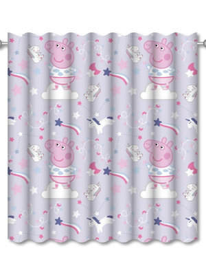 Peppa Pig Sleepy 72'' Curtains