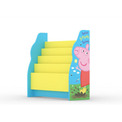 Peppa Pig Sling Bookcase, Green, Cream, Childs