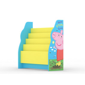 Peppa Pig Sling Bookcase, Green, Cream, Childs