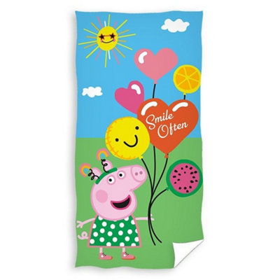 Personalised peppa pig discount towel