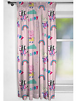 Peppa Pig Storm 54'' Pencil Pleat Curtains